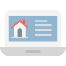 sitio web de la propiedad icono