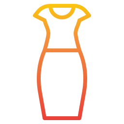 Pencil dress icon