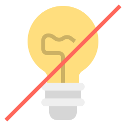 Incandescent light icon