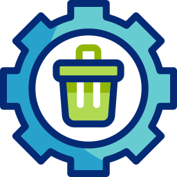 papelera de reciclaje icono