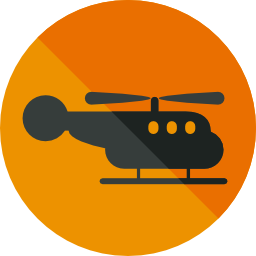 helicóptero icono