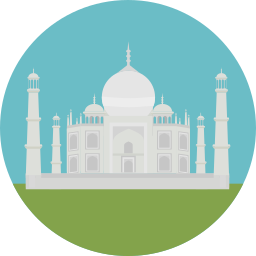 taj mahal icon