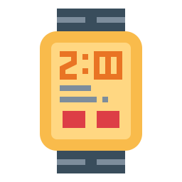 Reloj digital icono