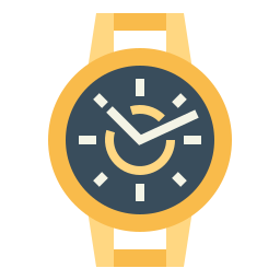Reloj de pulsera icono