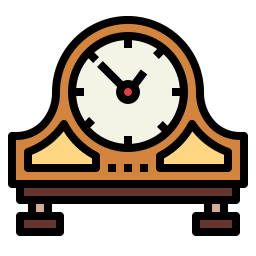 zegar stołowy ikona