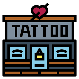 Tattoo studio icon