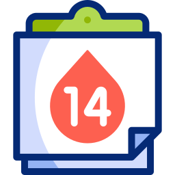 día mundial del donante de sangre icono