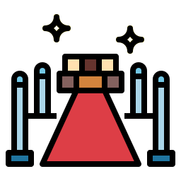 Red carpet icon