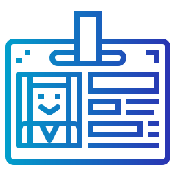 carte d'identité Icône