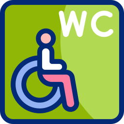 acceso al baño icono