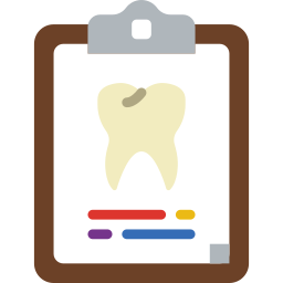 Historial dental icono