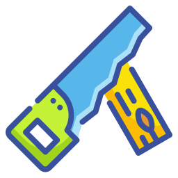 Hand saw icon