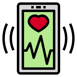 Monitoramento cardíaco Ícone