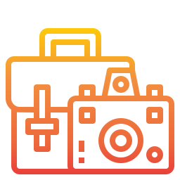 Camera bag icon