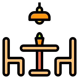 table à manger Icône