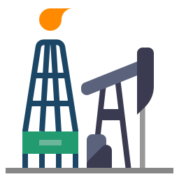 Extracción de petróleo icono