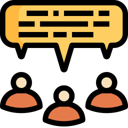 Team meeting icon