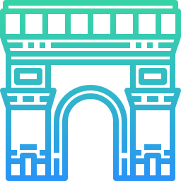 Arco del triunfo icono