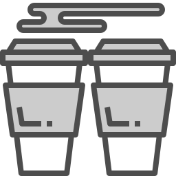 Hot coffee icon