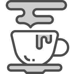 Hot coffee icon