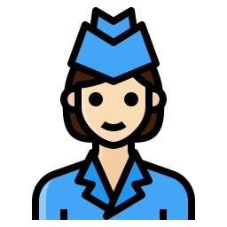 Air hostess icon