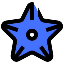 Estrella de mar icono