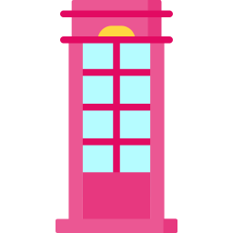 Cabina telefónica icono