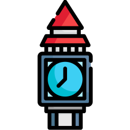 Clock tower icon