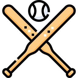 Bate de béisbol icono