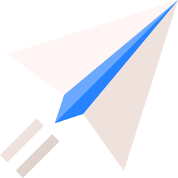 Avião de papel Ícone