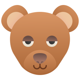 Grizzly bear icon