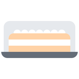 boîte de gâteau Icône