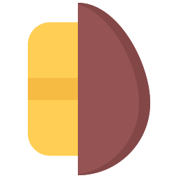 huevo de chocolate icono