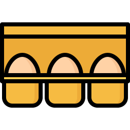 Коробка для яиц иконка