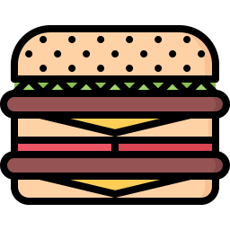Hamburguesa con queso icono