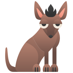 Mexican hairless dog icon