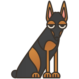 doberman icoon