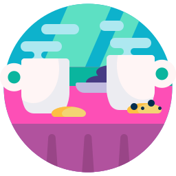 Coffee cups icon