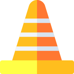 Traffic cone icon