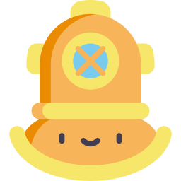 Водолазный шлем иконка
