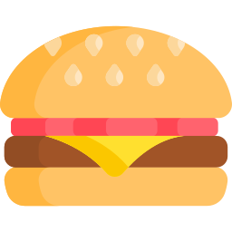 Hamburguesa con queso icono