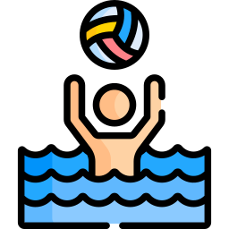 Voleibol acuático icono