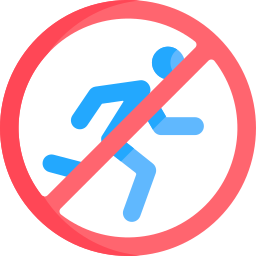 ランニング禁止 icon