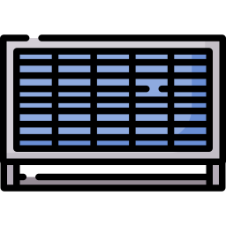 Solar panel icon