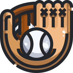 Baseball glove icon