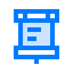 Paper scroll icon