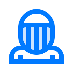 Fencing mask icon