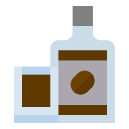 Liqueur coffee icon