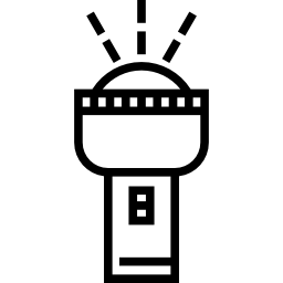torcia elettrica icona