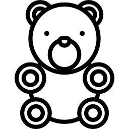 ours en peluche Icône